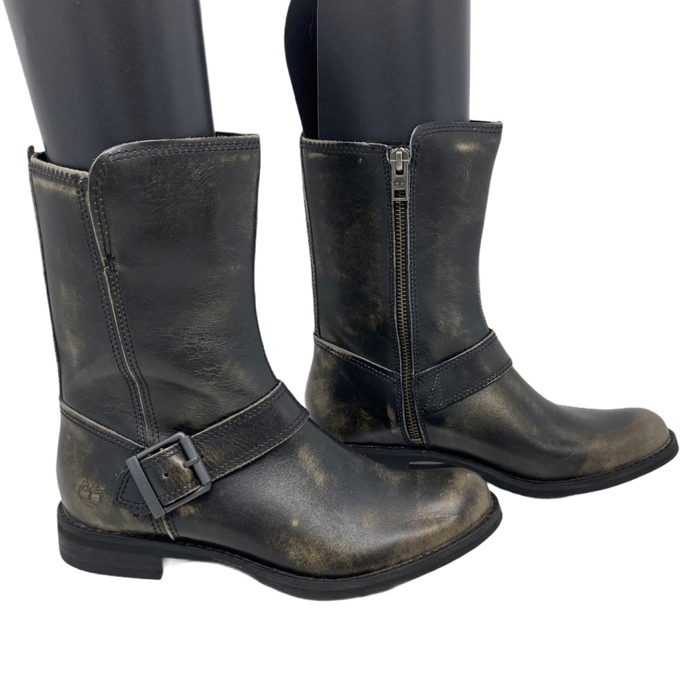 TIMBERLAND Savin Hill Moto Boots, size 6.5, EUC